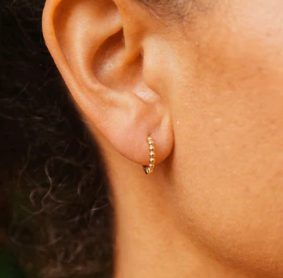 The Enid Huggie Hoop Earrings